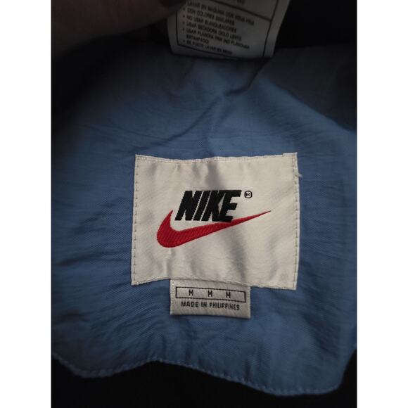 Vintage 90s Nike Pullover Windbreaker Jacket Quarter Zip Big Swoosh Mens Size M - Picture 8 of 12